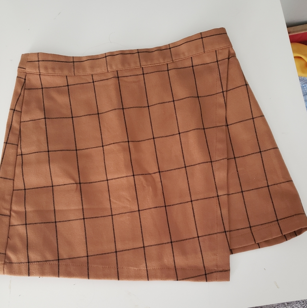 Brown Mini Skirt